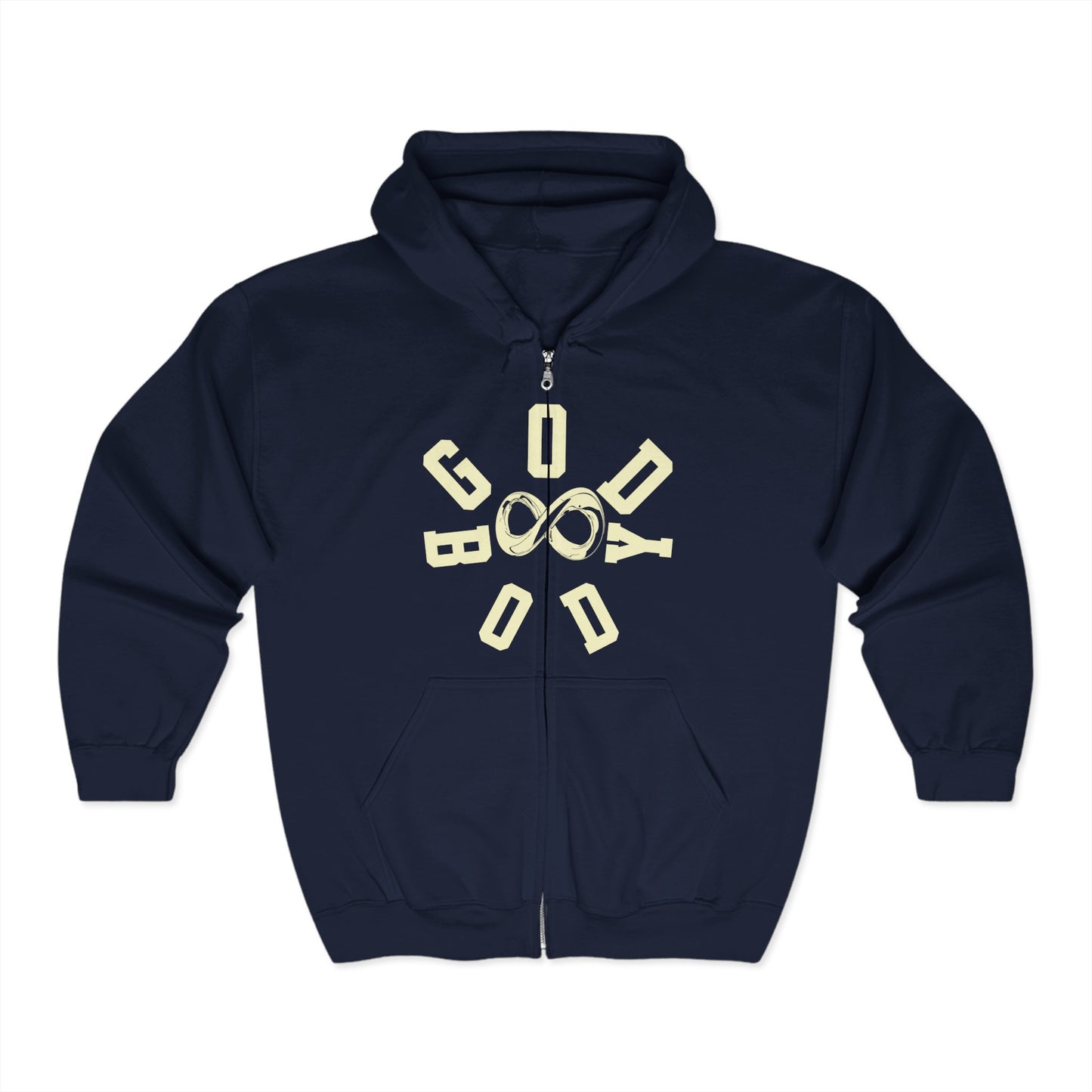 God Body Unisex Full Zip Hoodie
