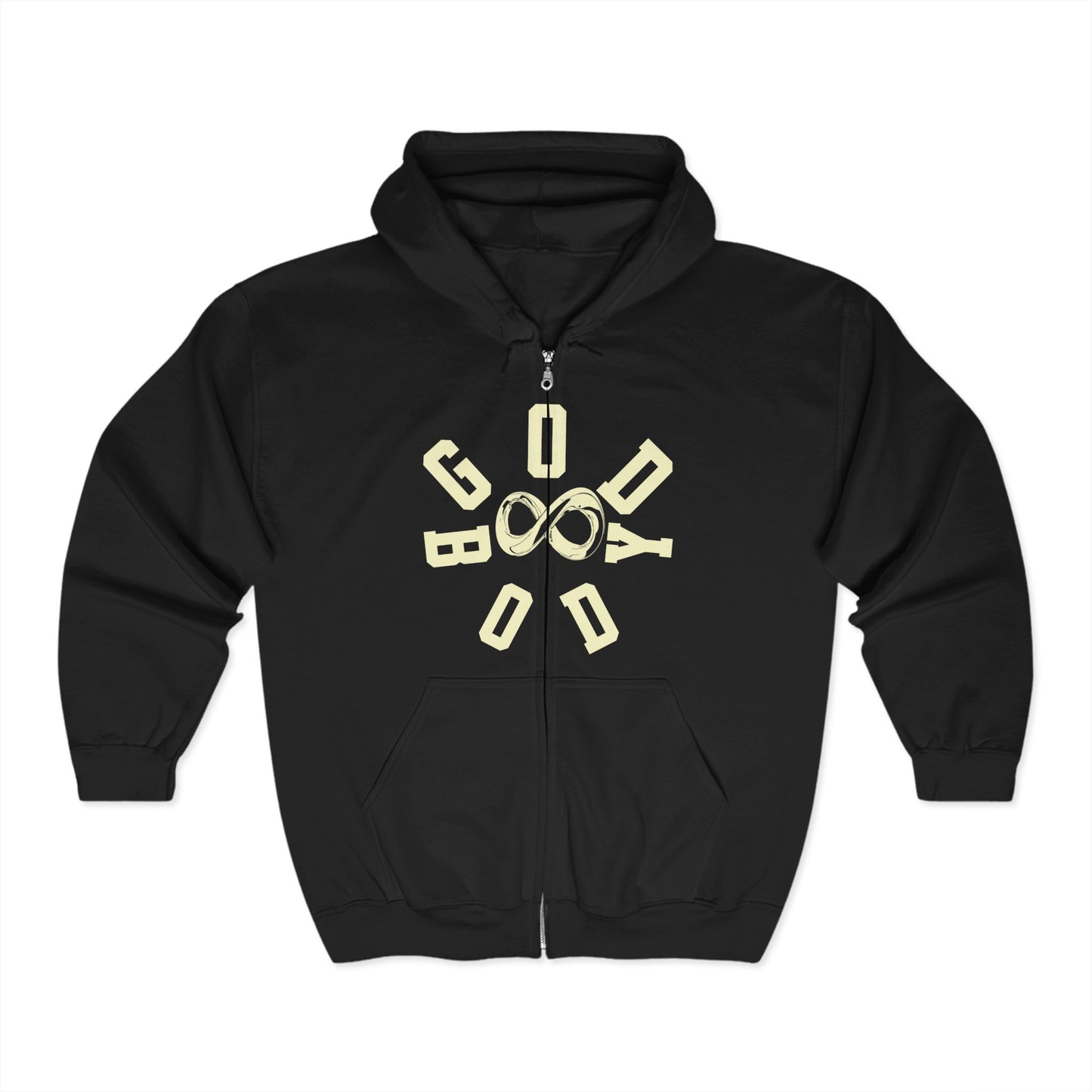 God Body Unisex Full Zip Hoodie