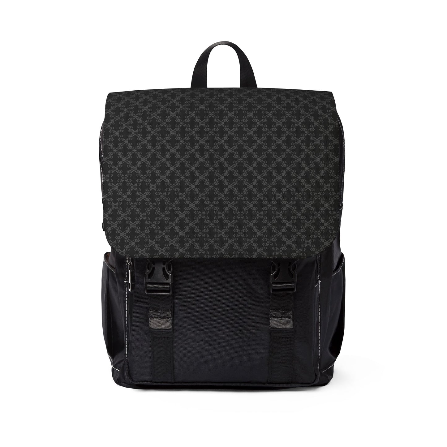 CC Cross Black Casual Shoulder Backpack