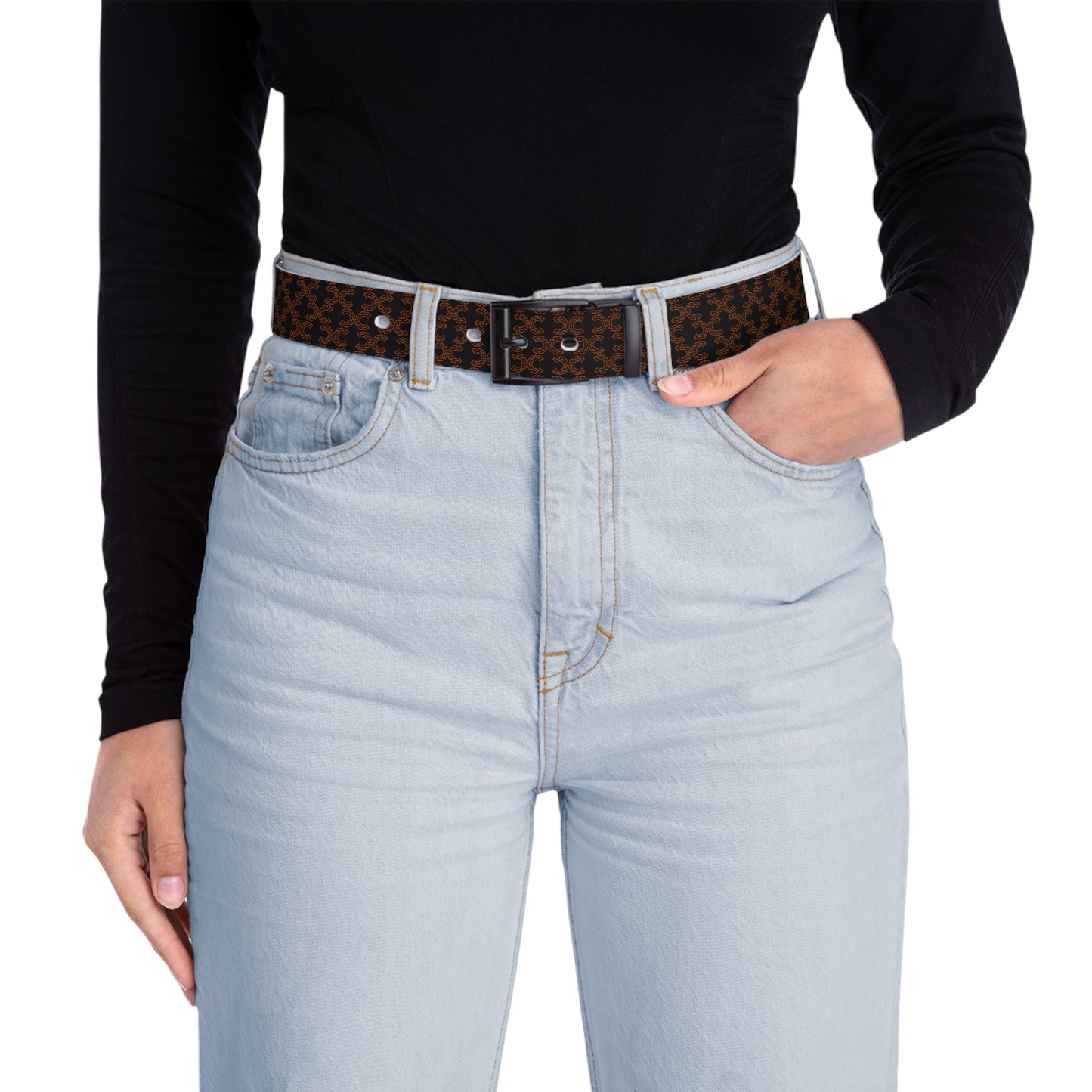 CC Cross Black Truffle 50 MM Belt