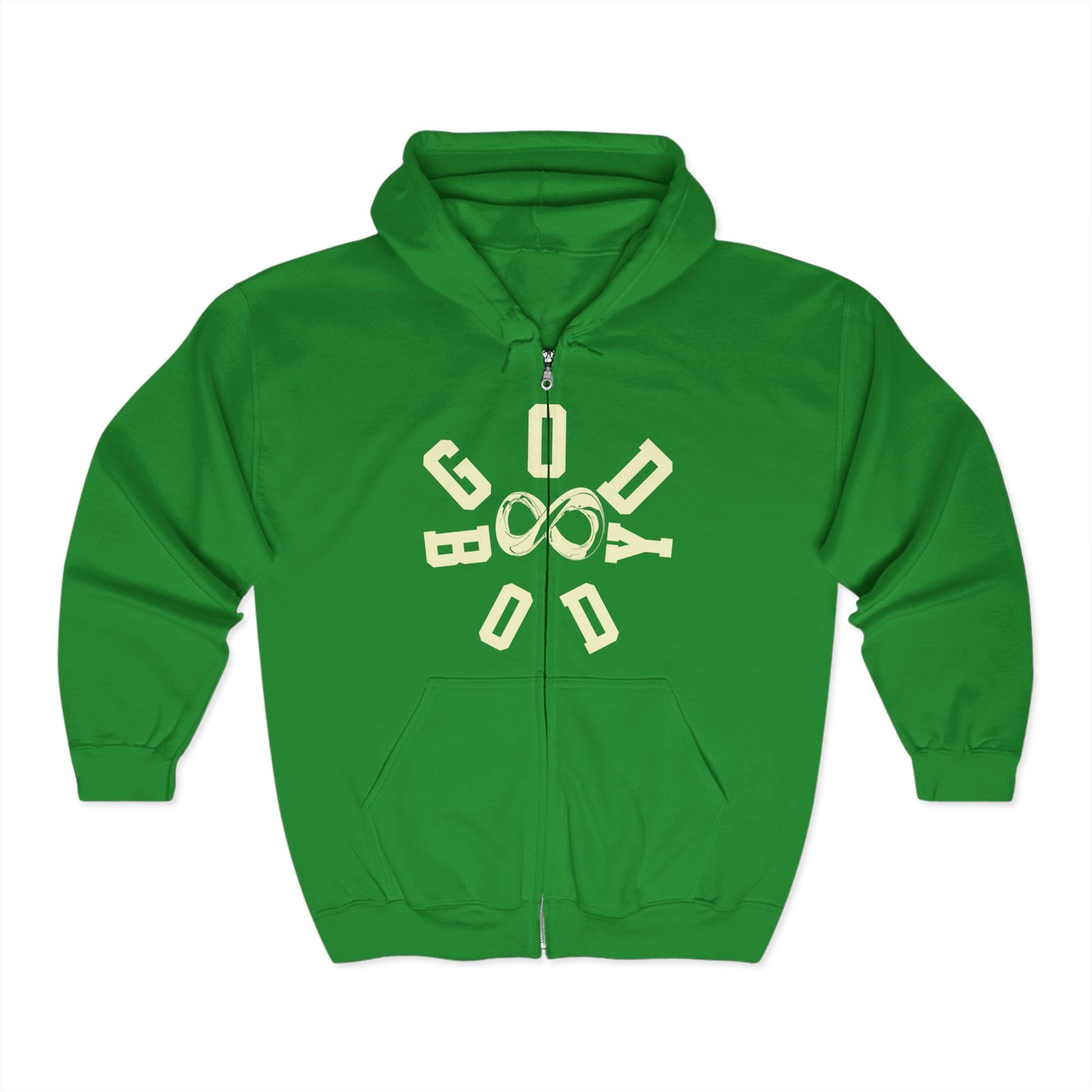 God Body Unisex Full Zip Hoodie