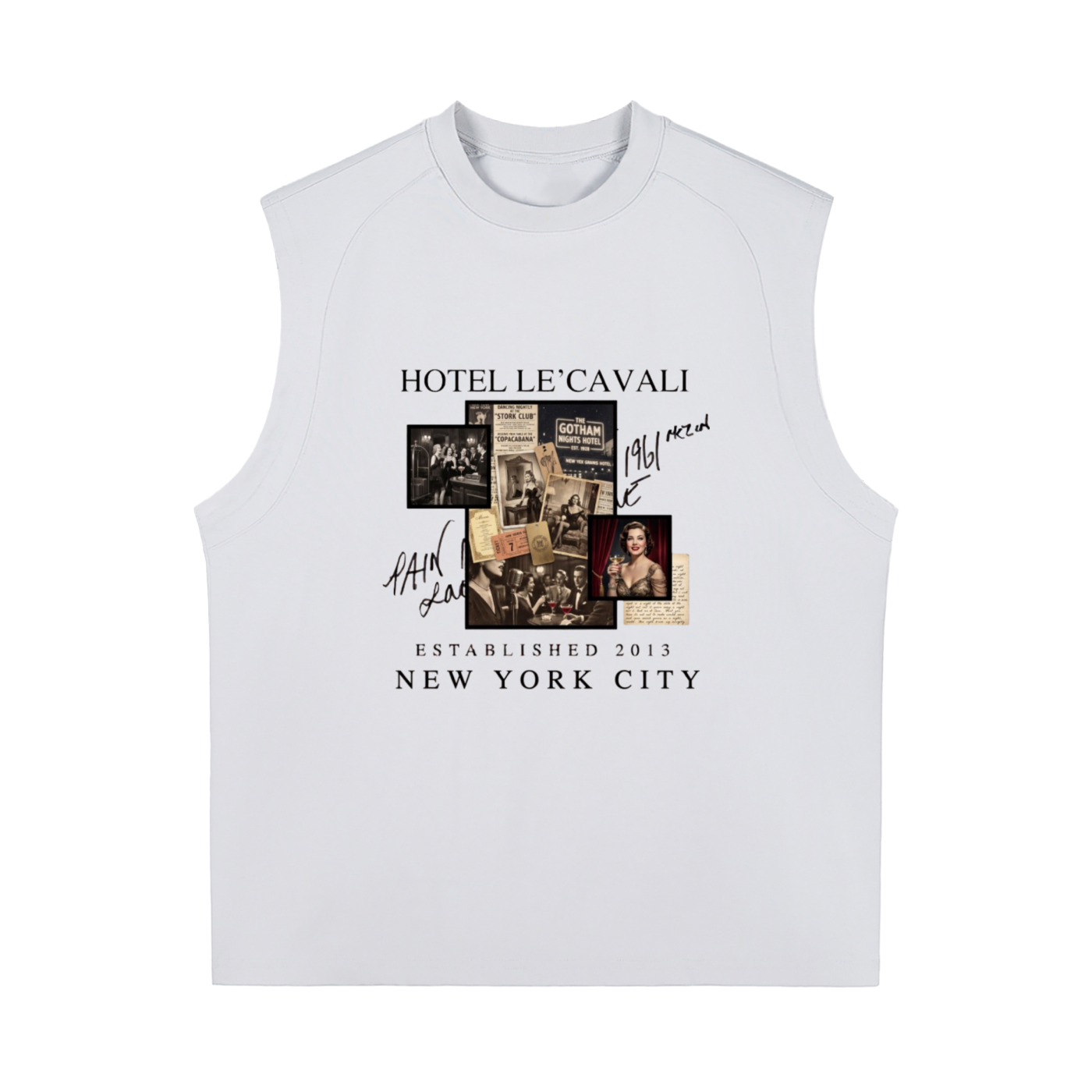 Hotel Le Cavali Cut Sleeve Tee