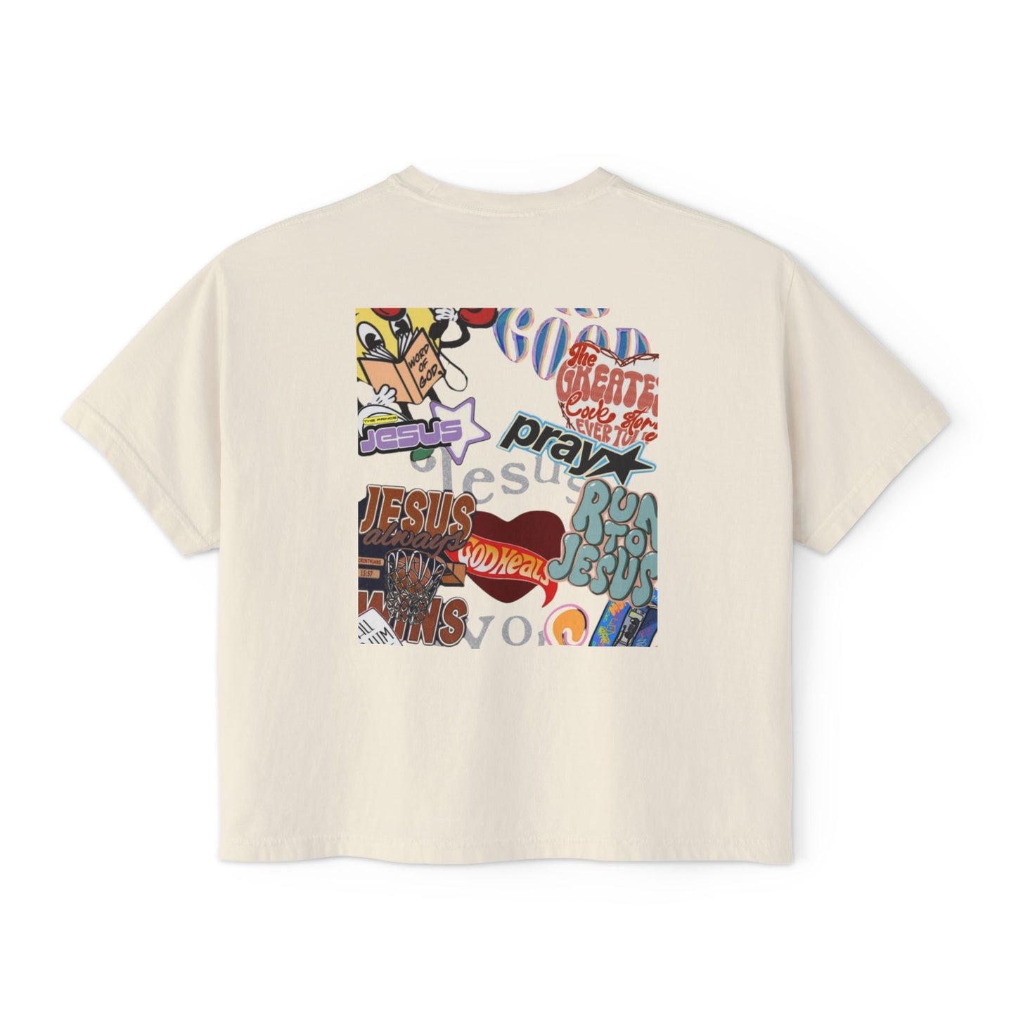 Property Of God Cropped T-Shirt