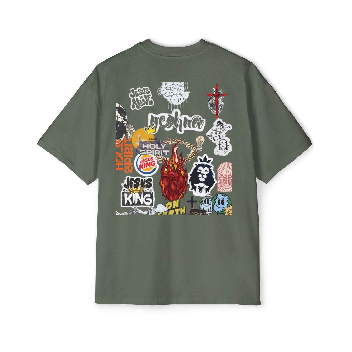 Jesus Art Piece Oversized Tee