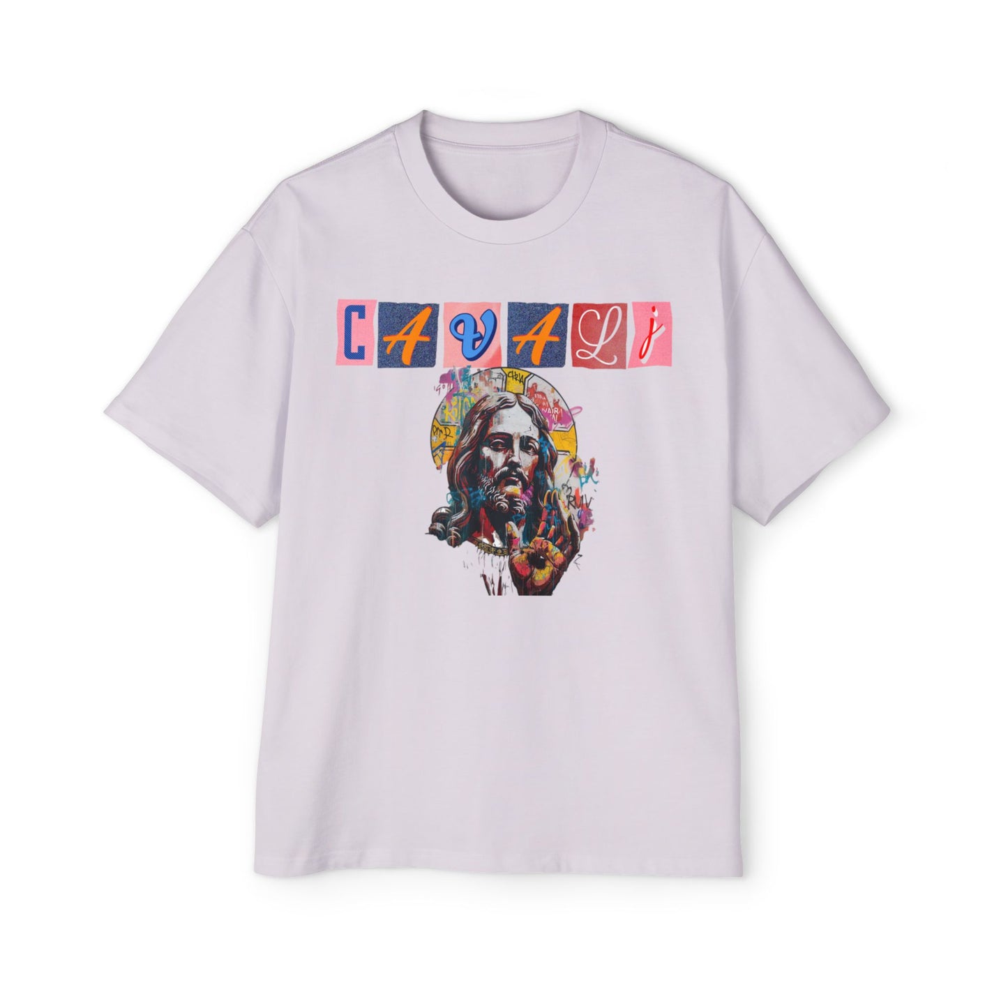 Jesus Art Piece Oversized Tee