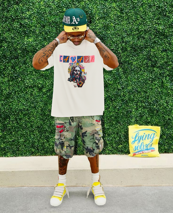 Jesus Art Piece Oversized Tee