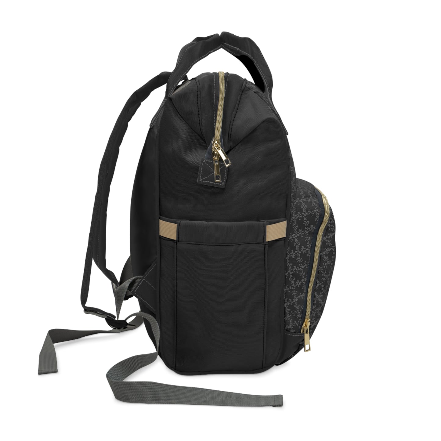 CC Cross Black Caviar Diaper Backpack