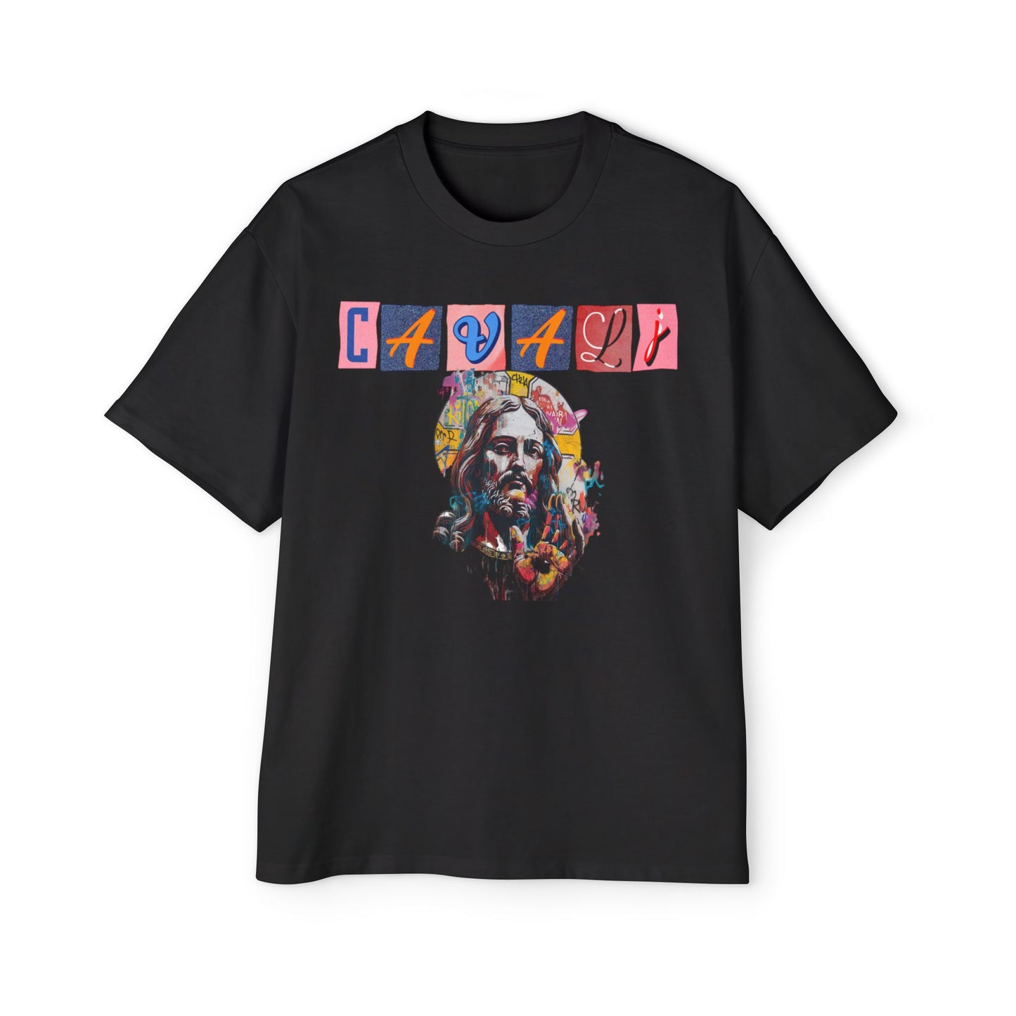 Jesus Art Piece Oversized Tee