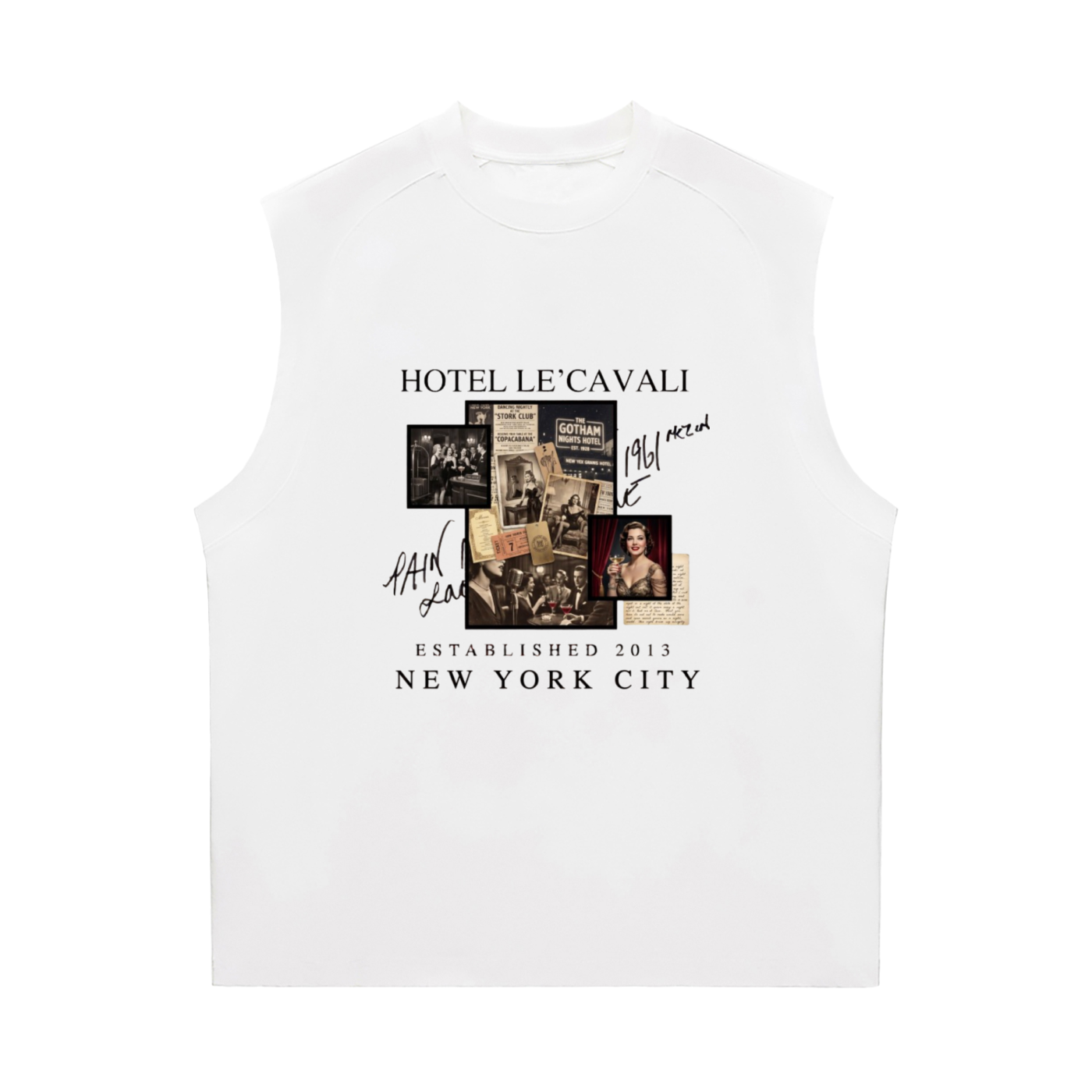 Hotel Le Cavali Cut Sleeve Tee