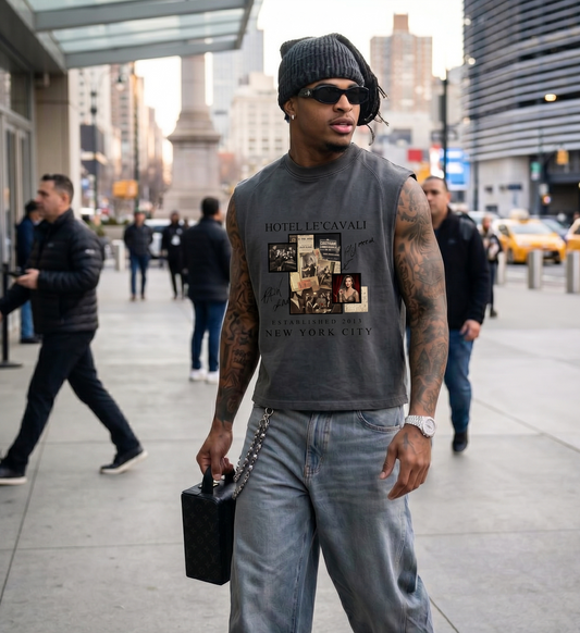 Hotel Le Cavali Cut Sleeve Tee
