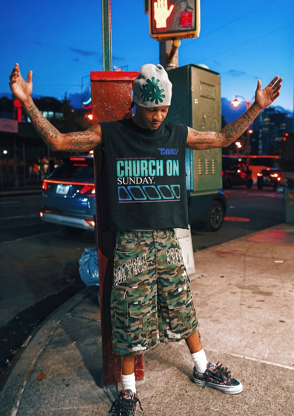 Church on Sunday Boxy Tank Top