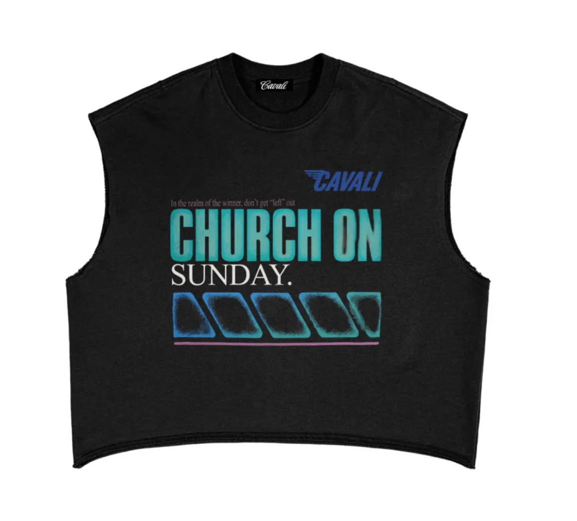 Church on Sunday Boxy Tank Top