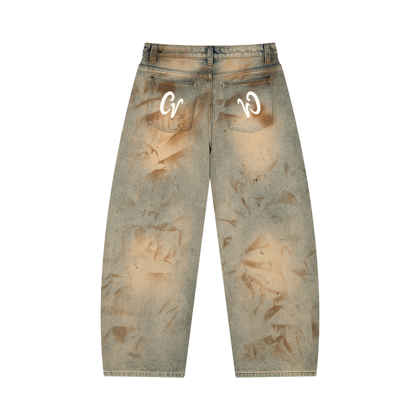 Men’s Vintage Wash Barrel Leg Jeans