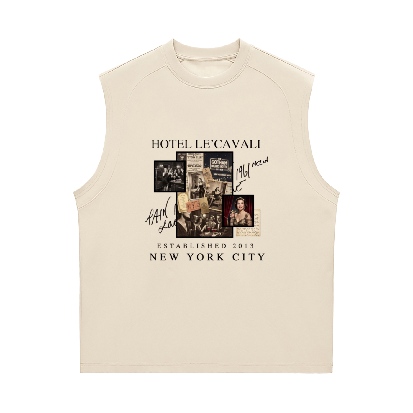 Hotel Le Cavali Cut Sleeve Tee