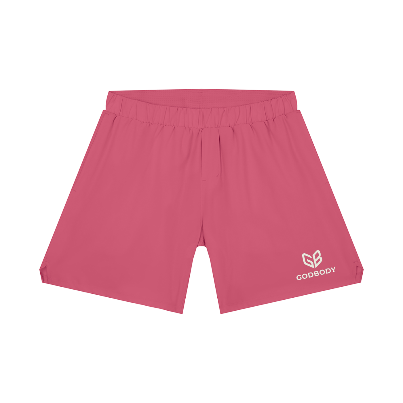Godbody White Logo Performance Shorts